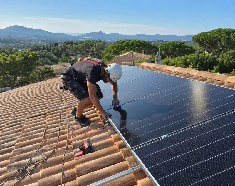 Installateur panneaux solaires Bédoin — pose photovoltaïque sur toiture